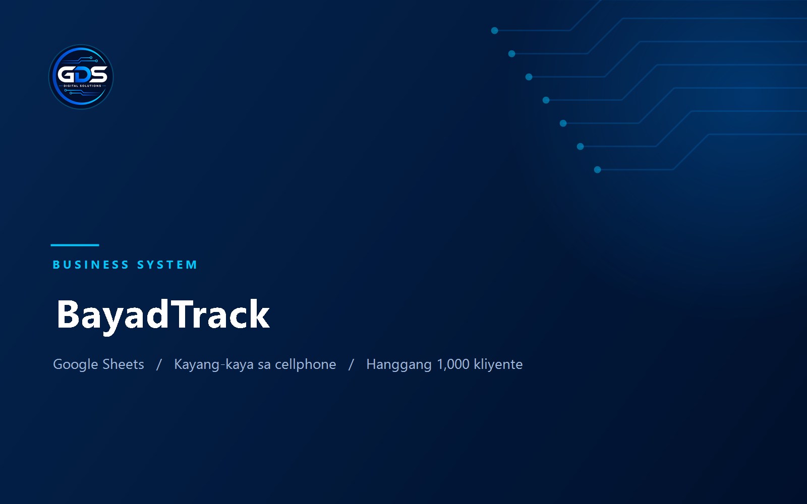 BayadTrack — Google Sheets payment tracker